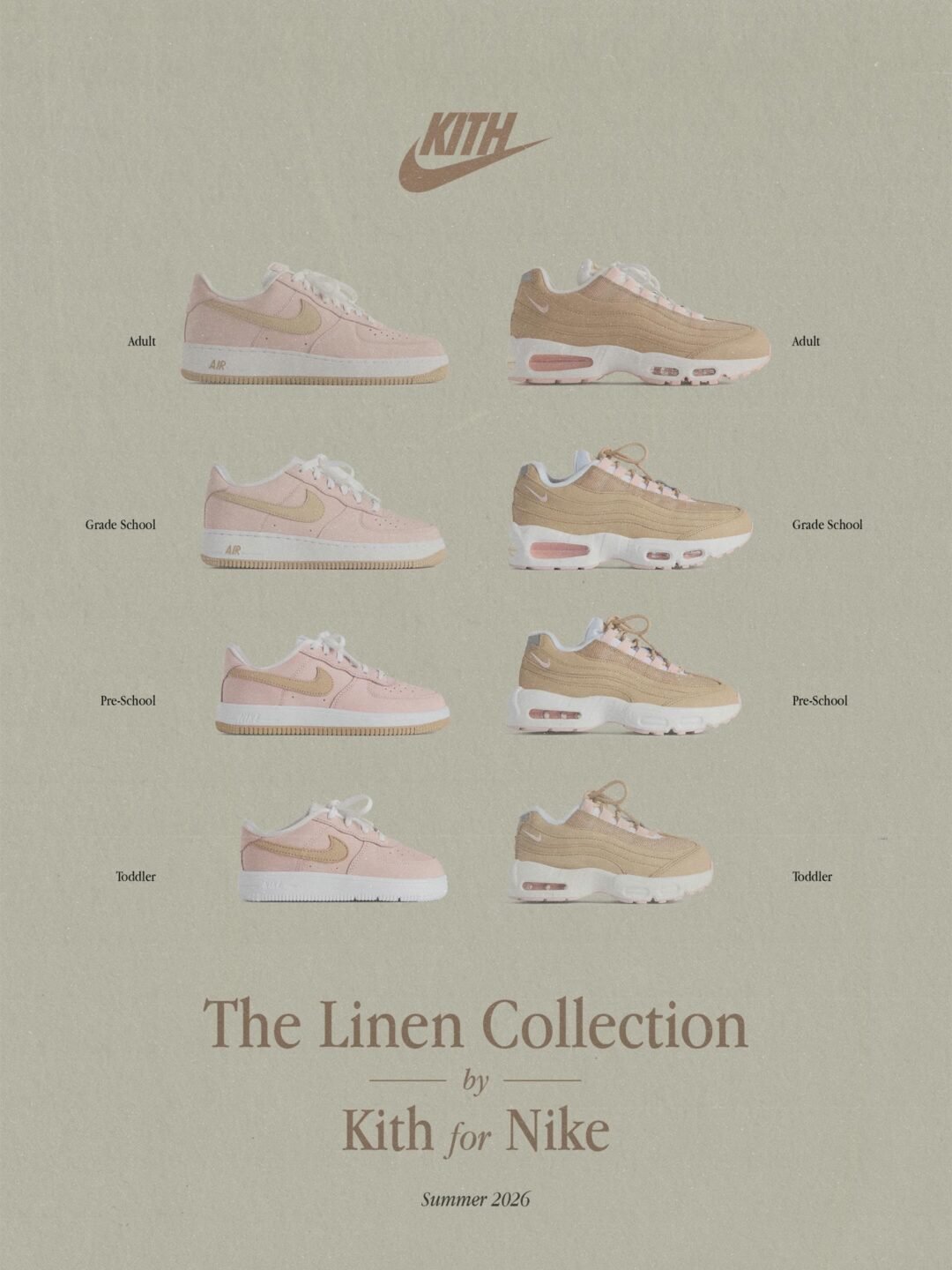 KITH×NIKE The Linen Collection|7月20日発売・抽選情報