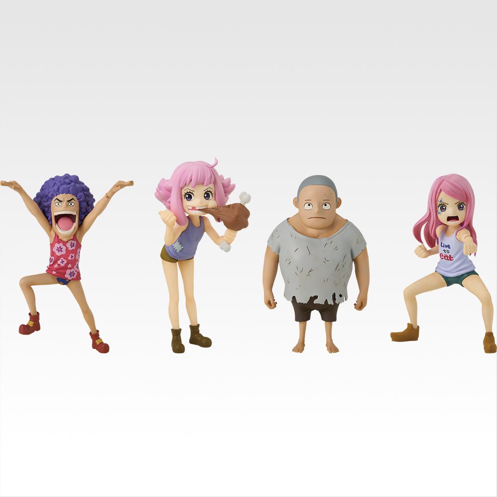 F賞 イワンコフ・ジニー・くま・ボニーの幼少期ミニフィギュア4種