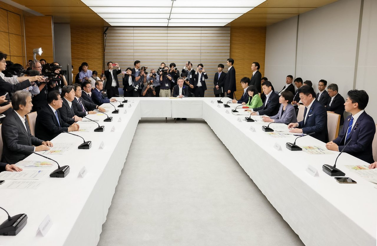 令和8年熊本地震 非常災害対策本部会議の様子