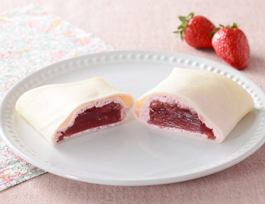 ローソン新商品 ぷるジュレいちごクレープ 7月28日発売