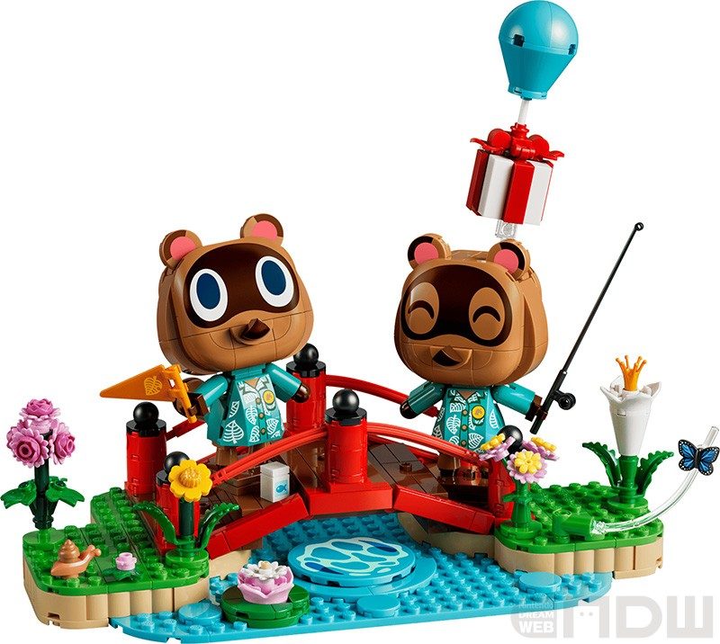 まめきち&つぶきちのフィギュアとプレゼントふうせん