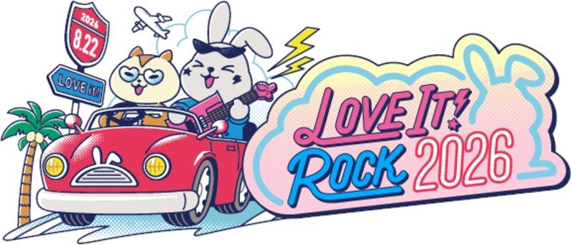 LOVE IT! ROCK 2026 公式ロゴビジュアル