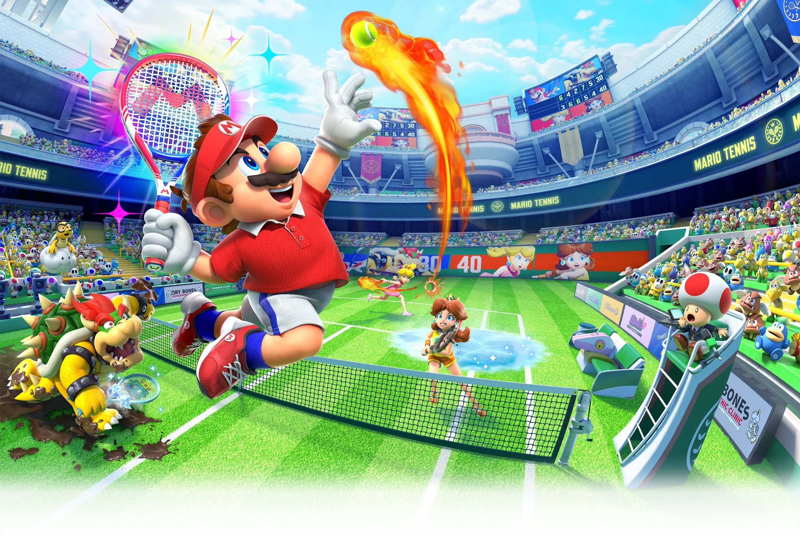 マリオテニス フィーバー メインビジュアル