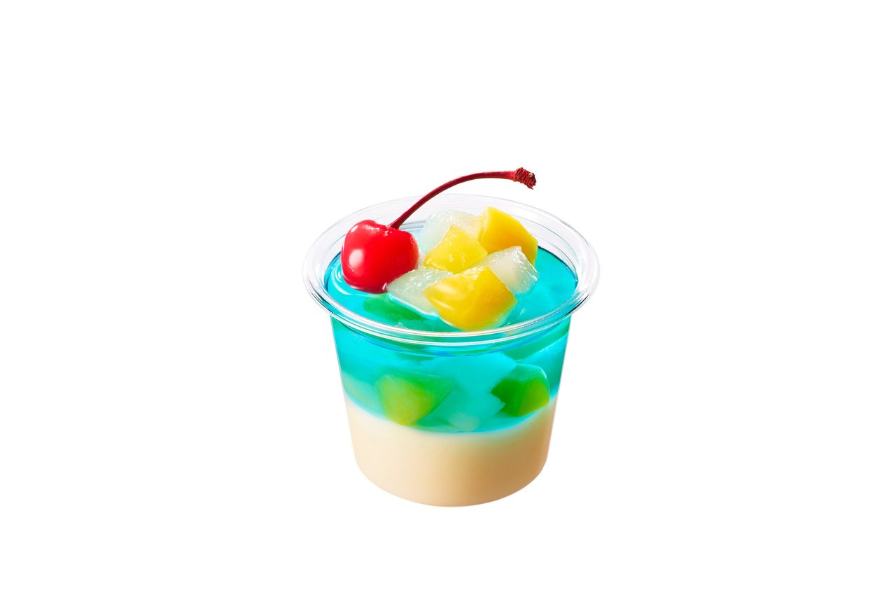 丸亀うどんプリンの新食感イメージ