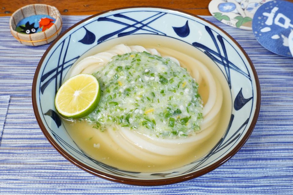 丸亀製麺 冷たーいねばとろ旨塩うどん