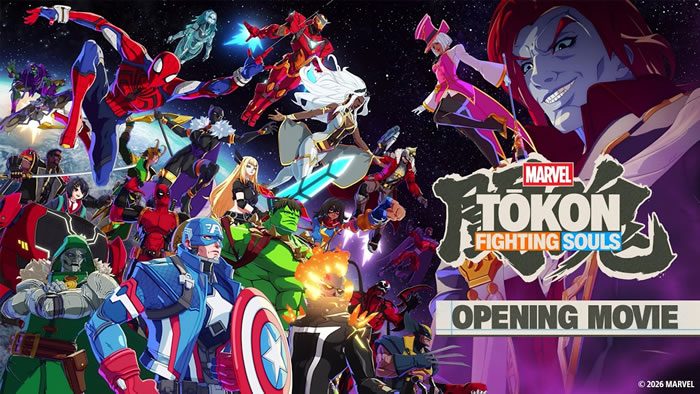 マーベル闘魂 オープニングムービーのキービジュアル 参戦キャラクター一覧