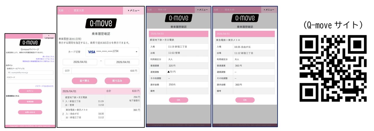 東京メトロ夏のクレカ乗車還元キャンペーン 利用履歴確認イメージ