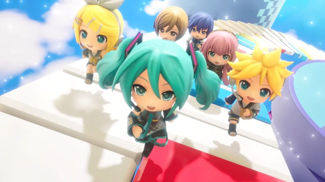 初音ミク スターリーパーティ ねんどろいど姿のミクたちがステージを走る