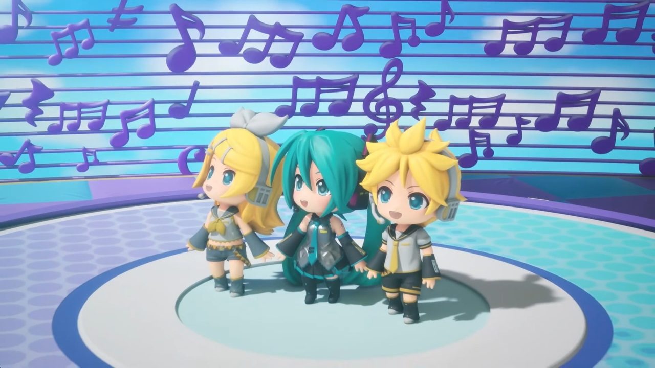 初音ミク スターリーパーティ 鏡音リンとレンとミクがステージに立つ
