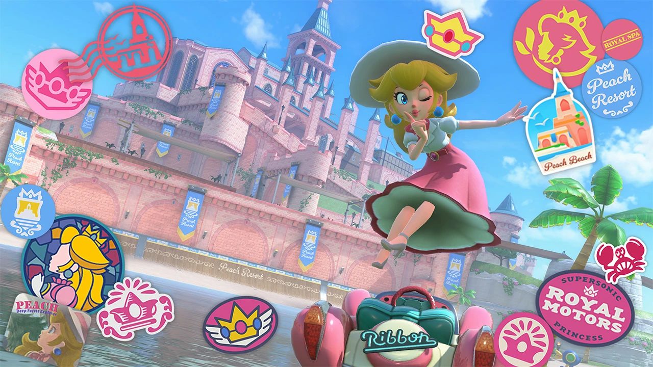 マリオカートワールド フォトモード ステッカー機能