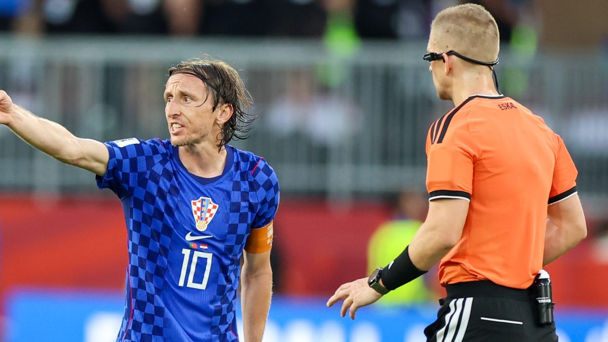 W杯2026 クロアチア代表主将ルカ・モドリッチ VAR判定で幻の同点弾