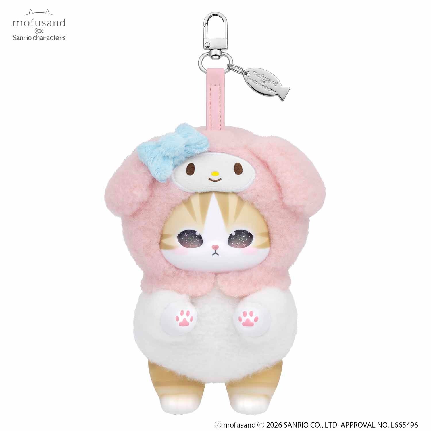 mofusand Kiramekko マイメロディデザイン アクセサリーぬいぐるみ