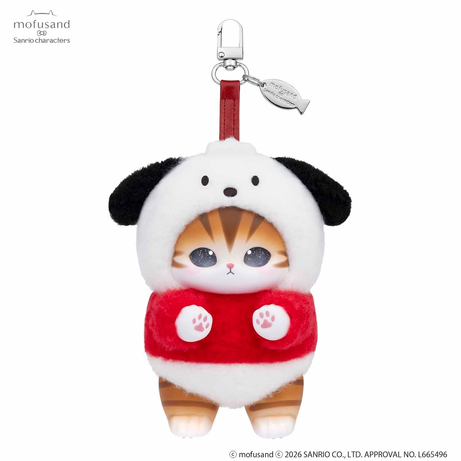 mofusand Kiramekko ポチャッコデザイン アクセサリーぬいぐるみ
