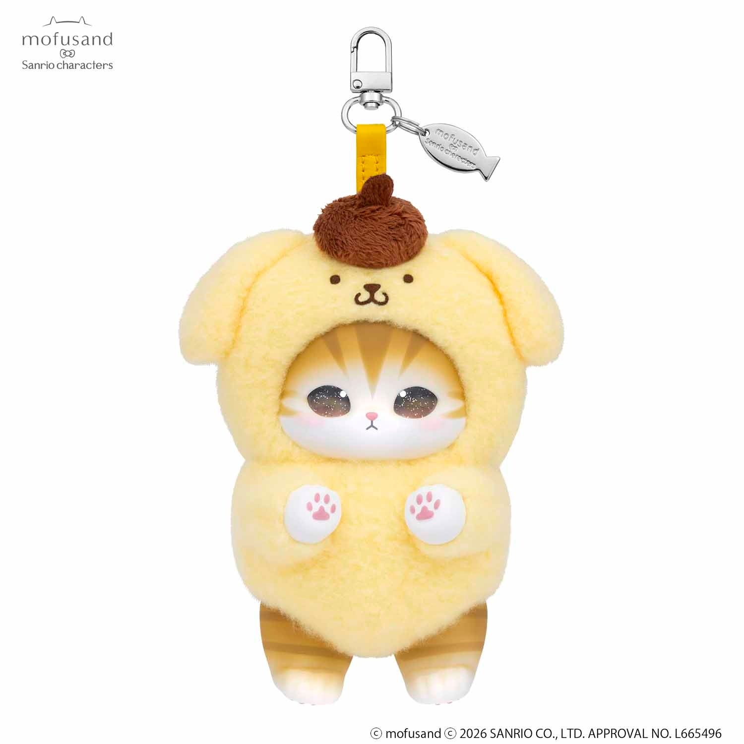 mofusand Kiramekko ポムポムプリンデザイン アクセサリーぬいぐるみ