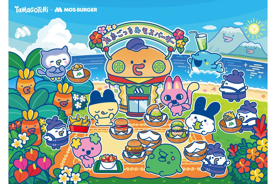 たまごっち×モスバーガー第2弾のキービジュアル