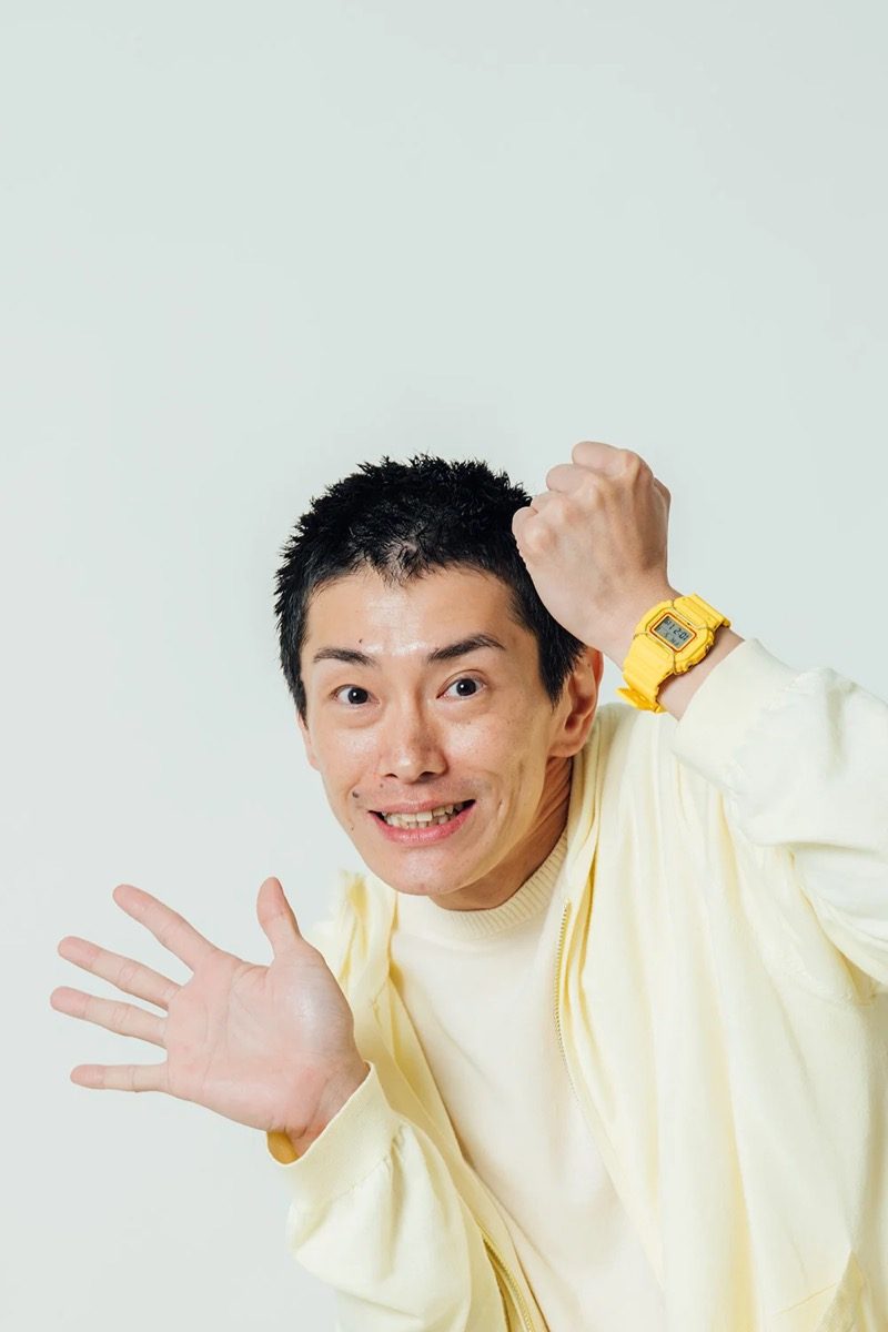 MOTHER×G-SHOCK第3弾を着用したモデルの写真