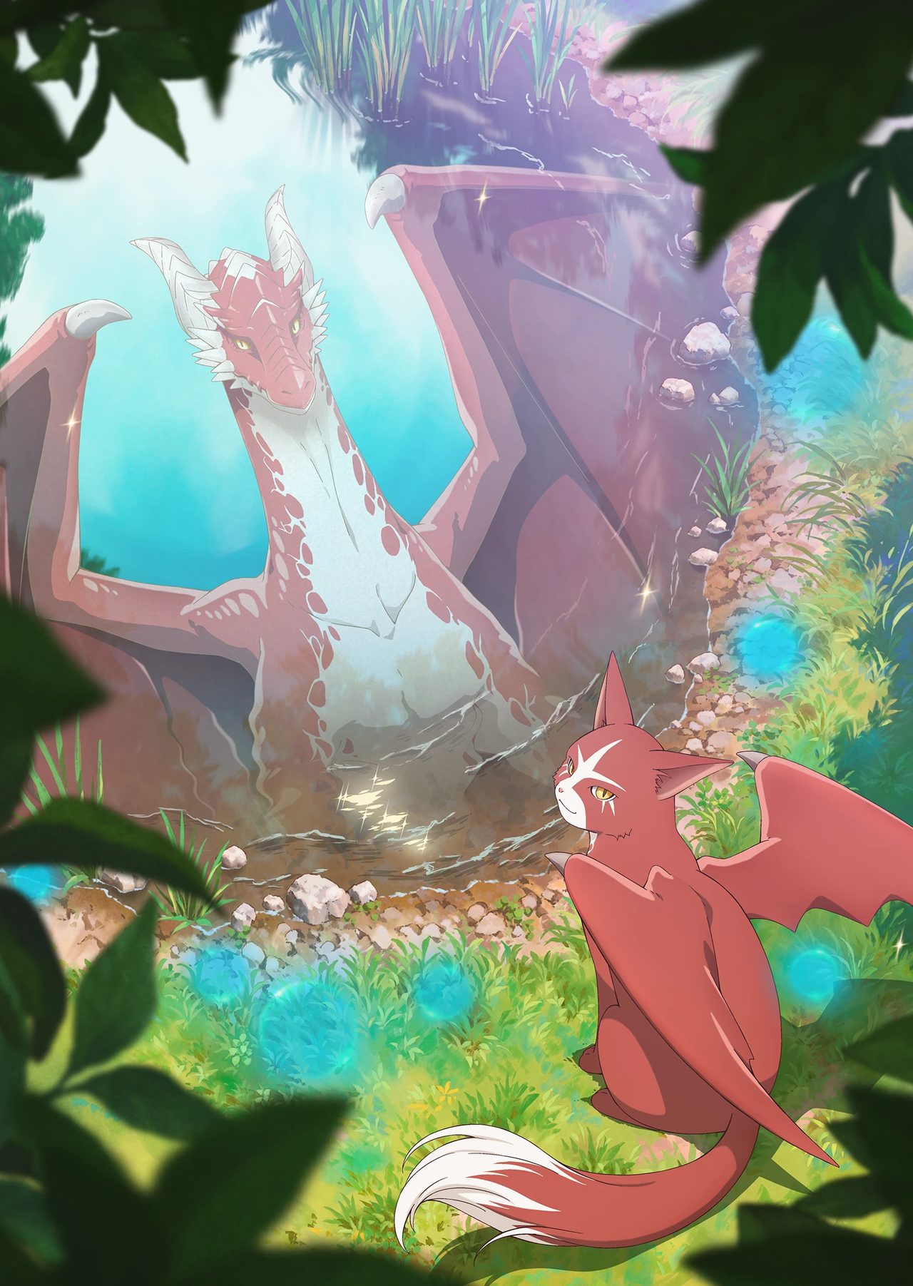 猫と竜 アニメ キービジュアル 森の猫たち