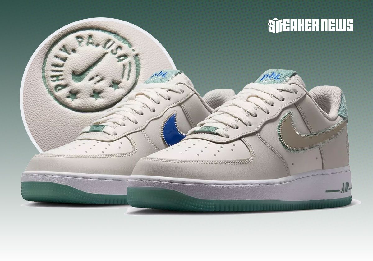 Nike Air Force 1 Low Philadelphia IV6205-104 heel close-up