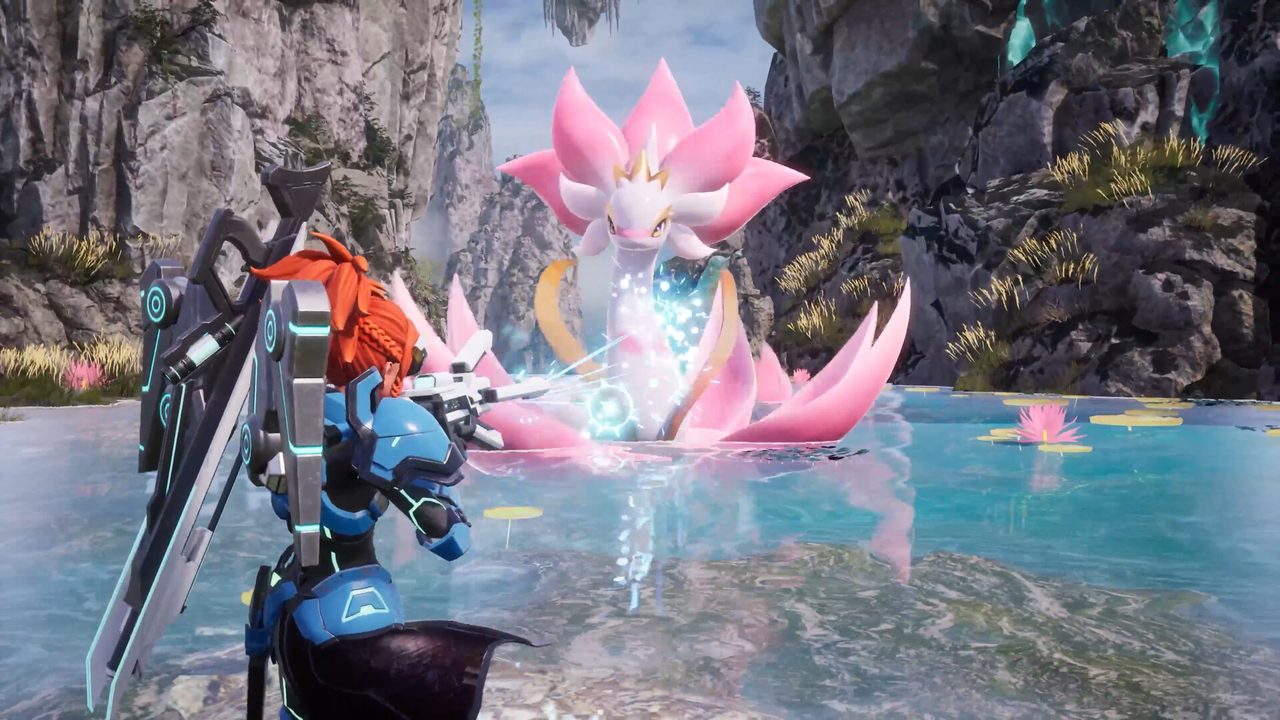 パルワールドのボス戦ゲームプレイ画面