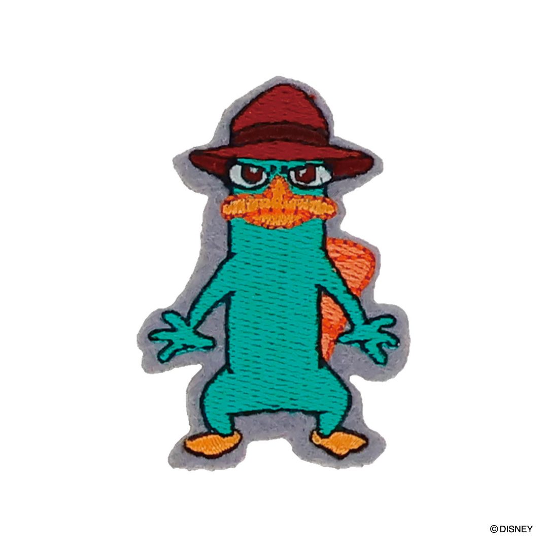 エージェントPの刺繍ワッペン(帽子姿デザイン)