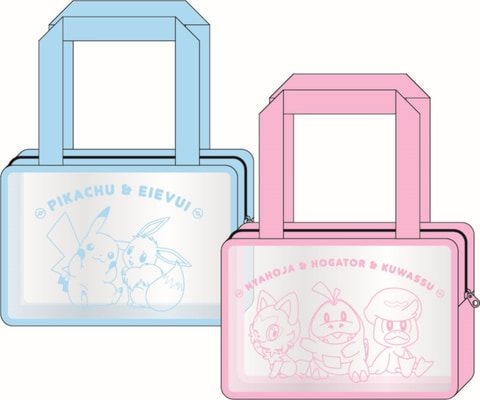 ナムコくじ クリアポーチ賞 全2種 ピカチュウ イーブイ
