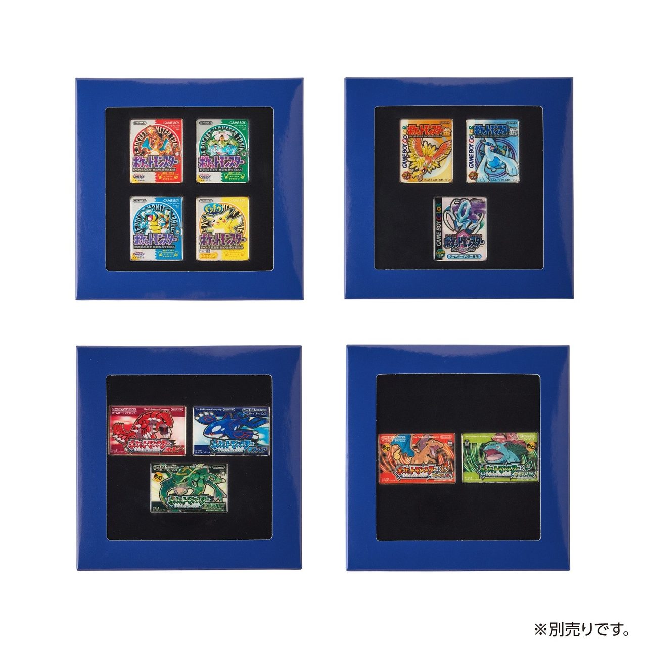 ポケモン パッケージピンズ 各セット イメージ