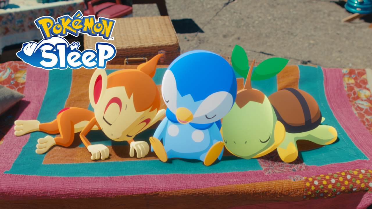 シンオウ御三家をモチーフにしたポケモンスリープのぬいぐるみグッズ