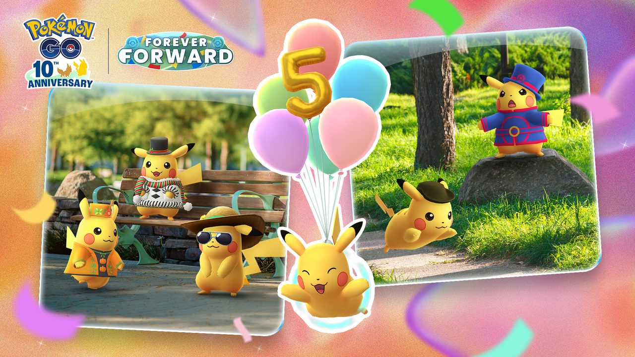 ポケモンGOピカチュウセレブレーション｜開催期間と登場コスチューム