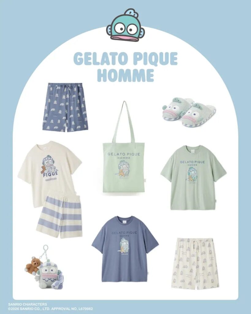 ジェラートピケオム×ハンギョドンコラボ商品ポスター