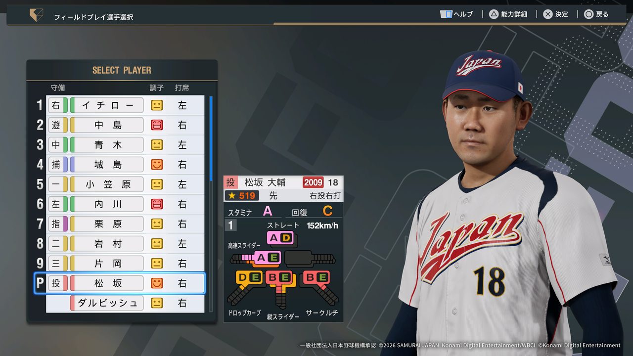 プロ野球スピリッツ2026 選手