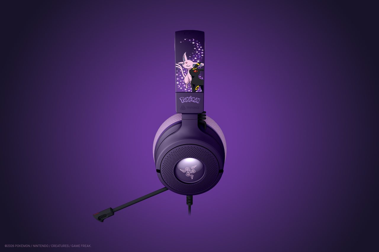 Razer Kraken V4 X Espeon and Umbreon Edition gaming headset