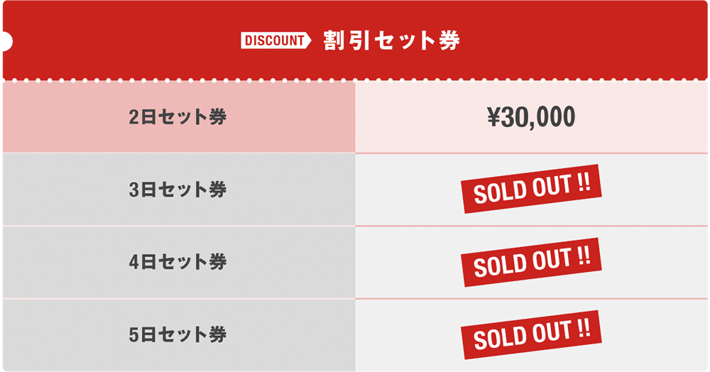ROCK IN JAPAN FES.2026 割引セット券の発売状況