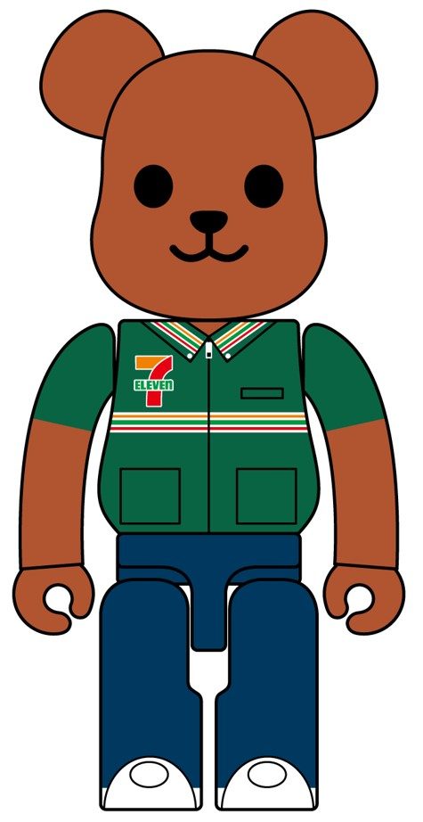 セブン-イレブン制服着用BE@RBRICK 400%