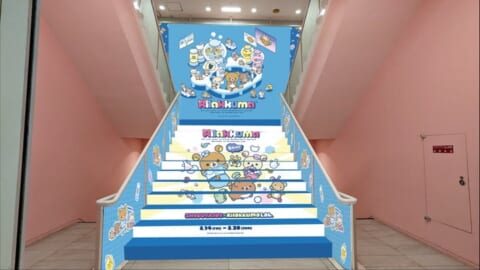 SHIBUYA109渋谷店 リラックマLab.の館内階段装飾