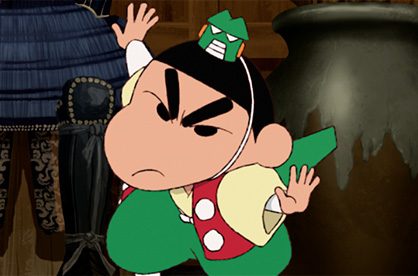 映画クレヨンしんちゃん 前売り券特典 ジャンピング天狗しんちゃん