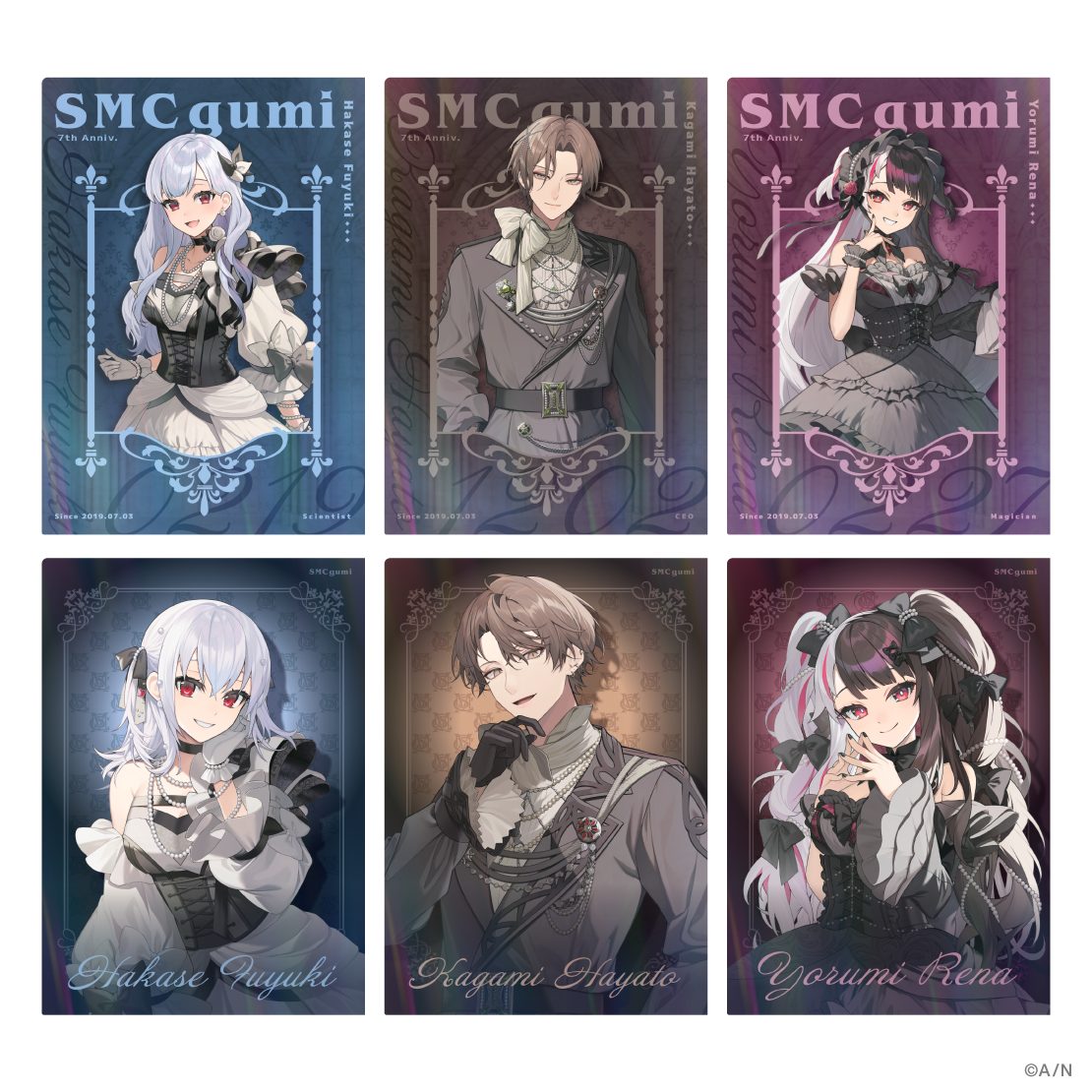 SMC組 7th Anniversary オーロラクリアファイル 全3種