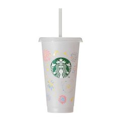 スターバックス ミステリーカラーチェンジング リユーザブルコールドカップ 花火710mL