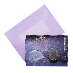 スターバックス ビバレッジカード 花火 ドリンクチケット付