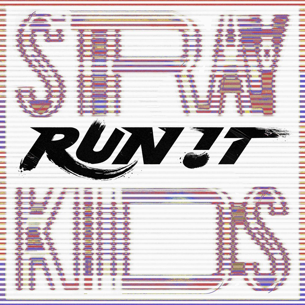 Stray Kids 先行配信シングル RUN IT のカバーアート