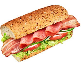サブウェイ はぴだんぶい コラボ限定デザインの紙袋