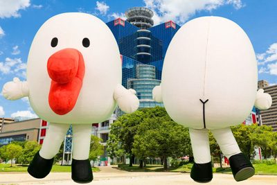 関西テレビの公式キャラクター ハチエモン 誕生日は8月8日