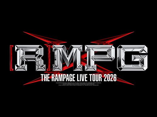 THE RAMPAGE LIVE TOUR 2026 (R)MPG のツアーロゴビジュアル