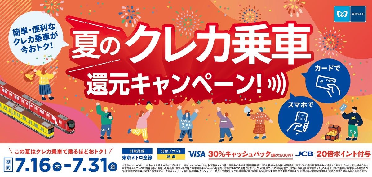 Tokyo Metro Summer Cashback: Visa 30% & JCB 20x Points Guide
