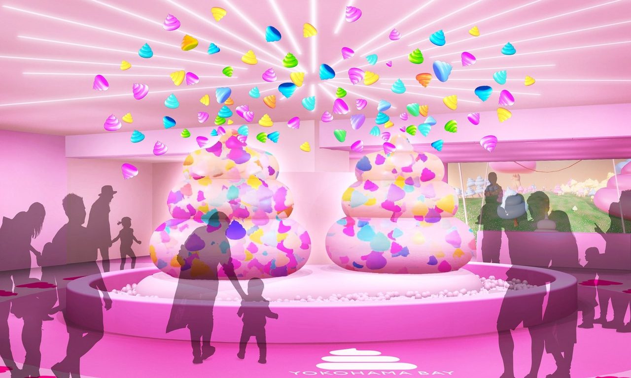 テーマは「うんこLOVE」ピンク基調の世界観