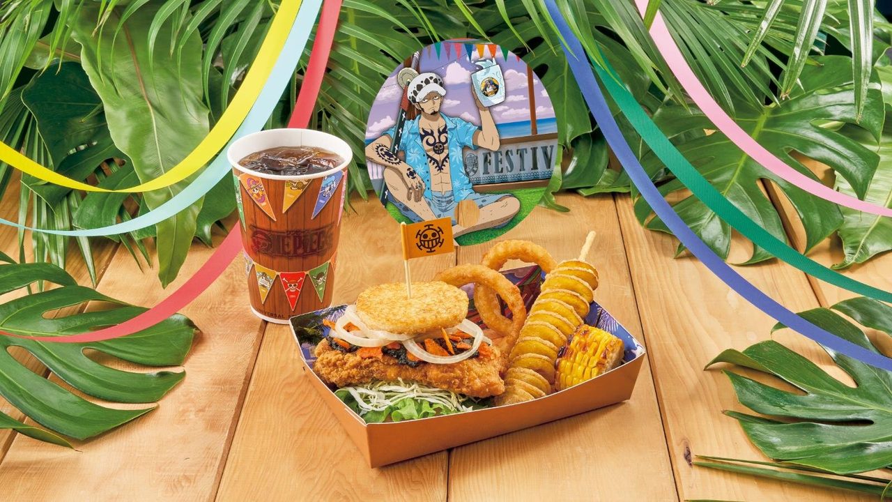 ゾロのフィッシュ＆焼きそば バーガーセット