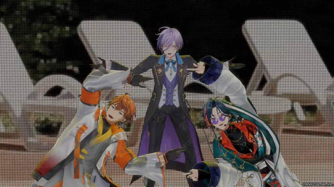 3SKMメンバー3人のライブビジュアル