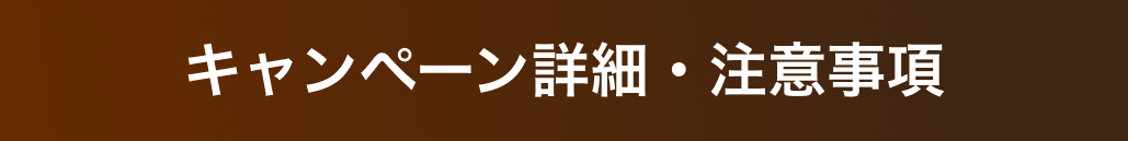 キャンペーン詳細・注意事項