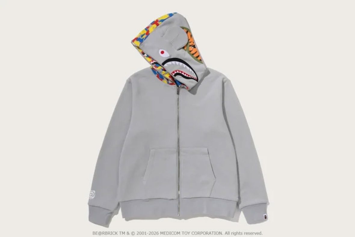 BAPE MEDICOM TOY BE@RBRICK 100% 400% シャークフーディー