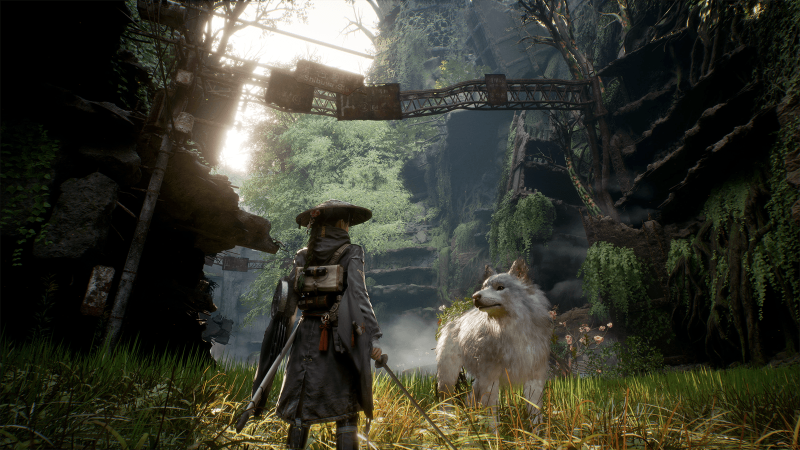 Beast of Reincarnation ゲーム画面 遺跡を探索するエマとクゥ