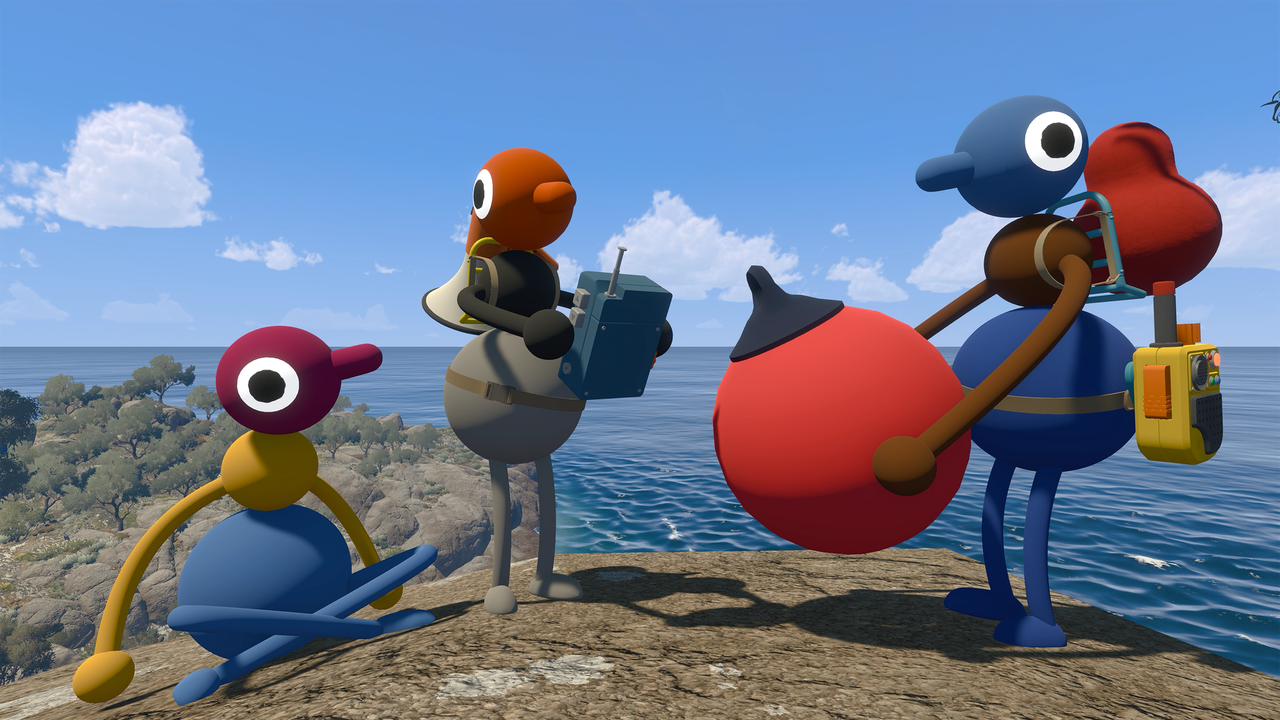 Big Walk ゲームプレイスクリーンショット キャラクター協力探索